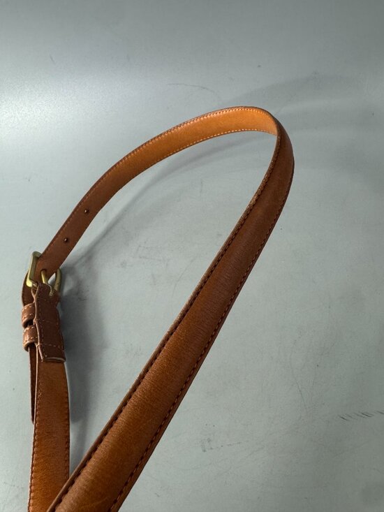 Authentic Vintage Coach # 2800 British Tan Leather Belt, Medium main image 8
